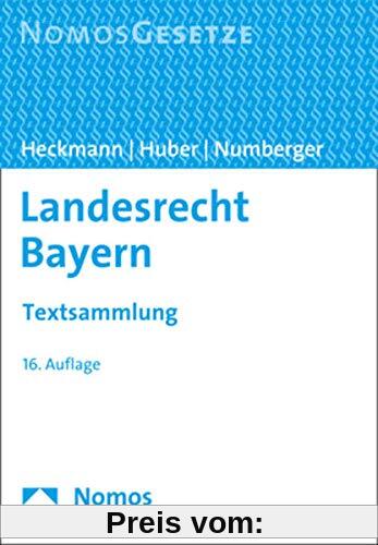 Landesrecht Bayern: Textsammlung - Rechtsstand: 25. Januar 2021