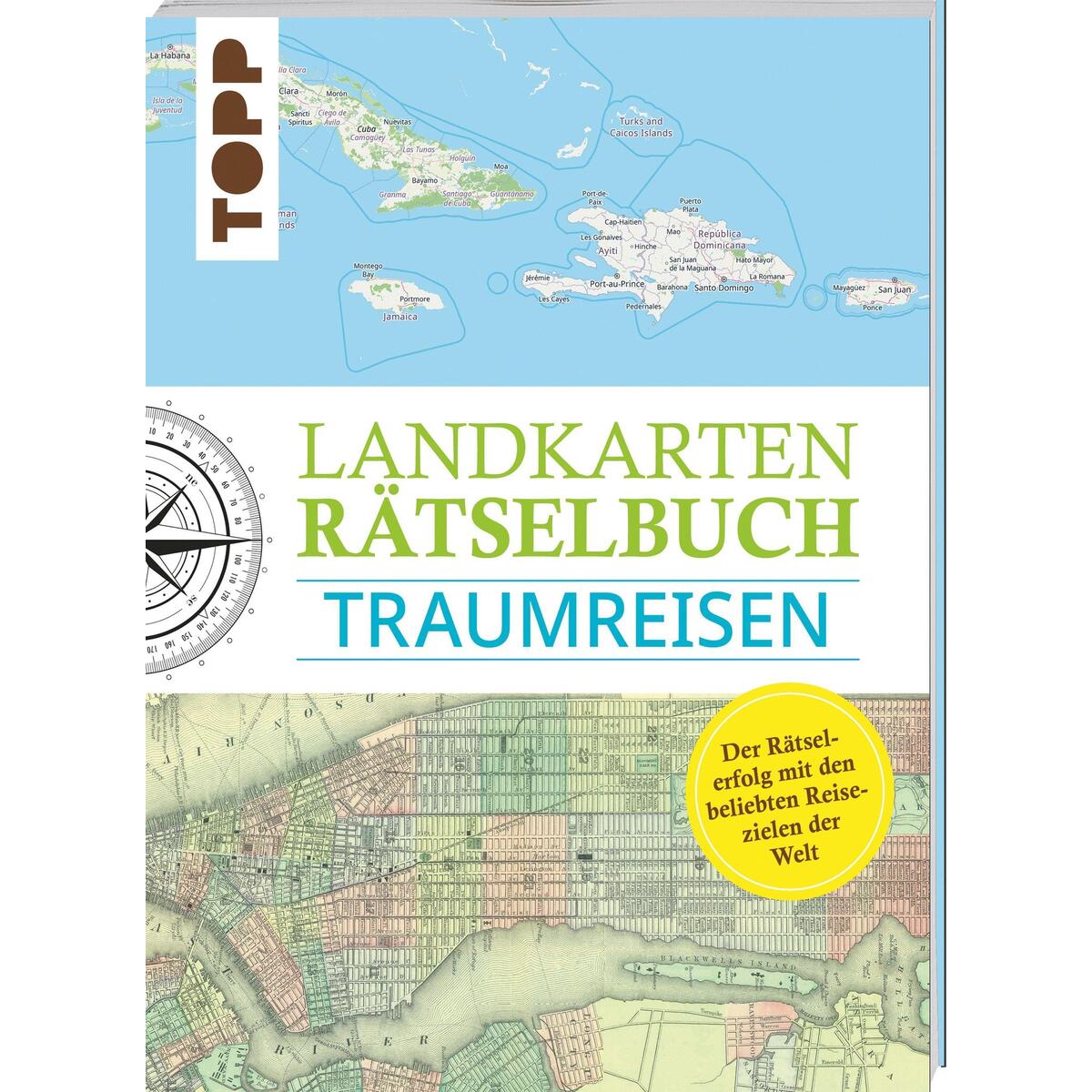 Landkarten Rätselbuch - Traumreisen Landkarten Rätselbuch - Traumreisen von Frech Verlag GmbH