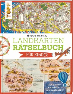Landkartenrätselbuch für Kinder von Frech