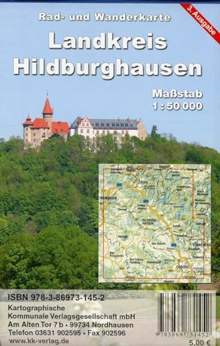 Landkreis Hildburghausen: Rad- und Wanderkarte