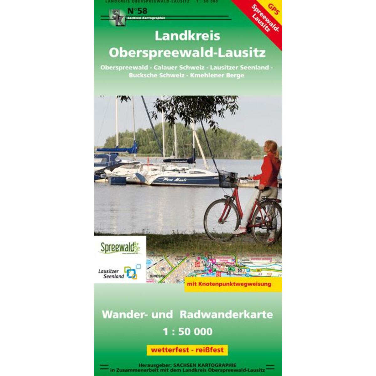 Landkreis Oberspreewald-Lausitz 1 : 50 000 Landkreis Oberspreewald-Lausitz 1 : 50 000 von Sachsen Kartographie
