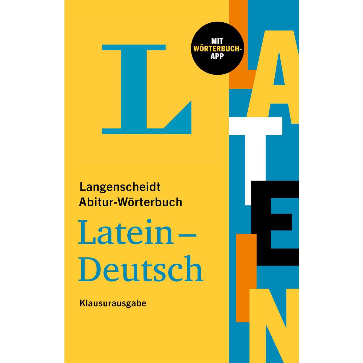 Langenscheidt Abitur-Wörterbuch Latein von Langenscheidt bei PONS
