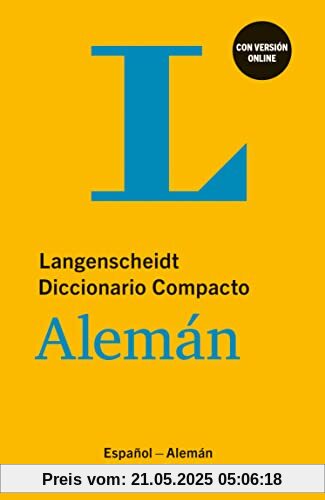 Langenscheidt Diccionario Compacto Alemán: Alemán-Espanol/Espanol-Alemán