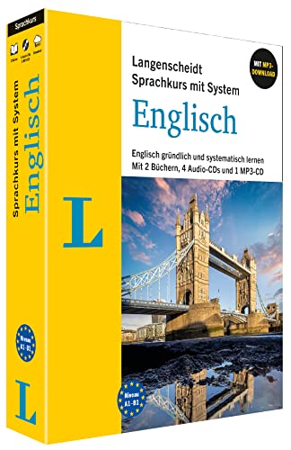 Langenscheidt Englisch Sprachkurs mit System: Englisch lernen – gründlich und systematisch mit 2 Büchern, MP3-Download und 5 CDs (Langenscheidt mit System) von Langenscheidt bei PONS