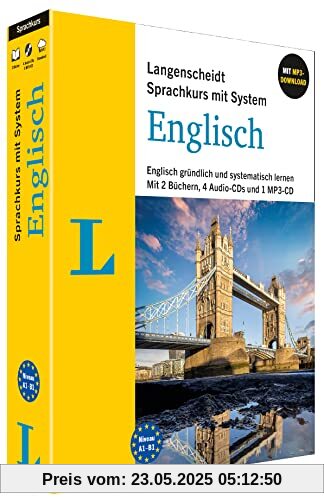 Langenscheidt Englisch mit System: Englisch systematisch lernen. Mit 2 Büchern, MP3-Download und 5 CDs (Langenscheidt mit System)