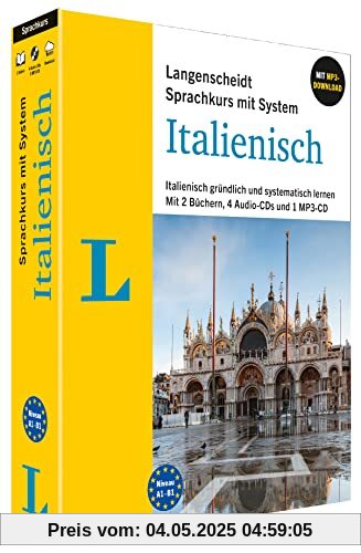 Langenscheidt Italienisch mit System: Italienisch systematisch lernen.Mit 2 Büchern, MP3-Download und 5 CDs (Langenscheidt mit System)