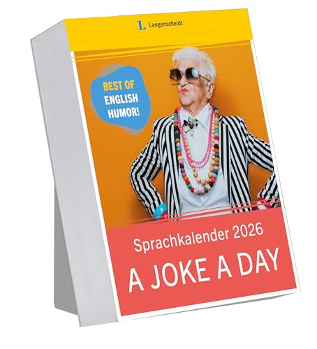 Langenscheidt Kalender A Joke a Day 2026: Tagesabreißkalender (Langenscheidt Sprachkalender) von Langenscheidt bei PONS