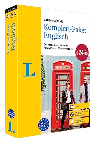 Langenscheidt Komplett-Paket Englisch: Sprachkurs zum Englisch lernen für Anfänger und Wiedereinsteiger mit 2 Büchern, 6 CDs und Vokabeltrainer-App Langenscheidt Komplett-Paket Englisch: Sprachkurs zum Englisch lernen für Anfänger und Wiedereinsteiger mit 2 Büchern, 6 CDs und Vokabeltrainer-App