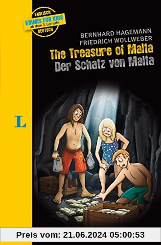 Langenscheidt Krimis für Kids - The Treasure of Malta - Der Schatz von Malta: Englische Lektüre für Kinder, ab 3. Lernjahr