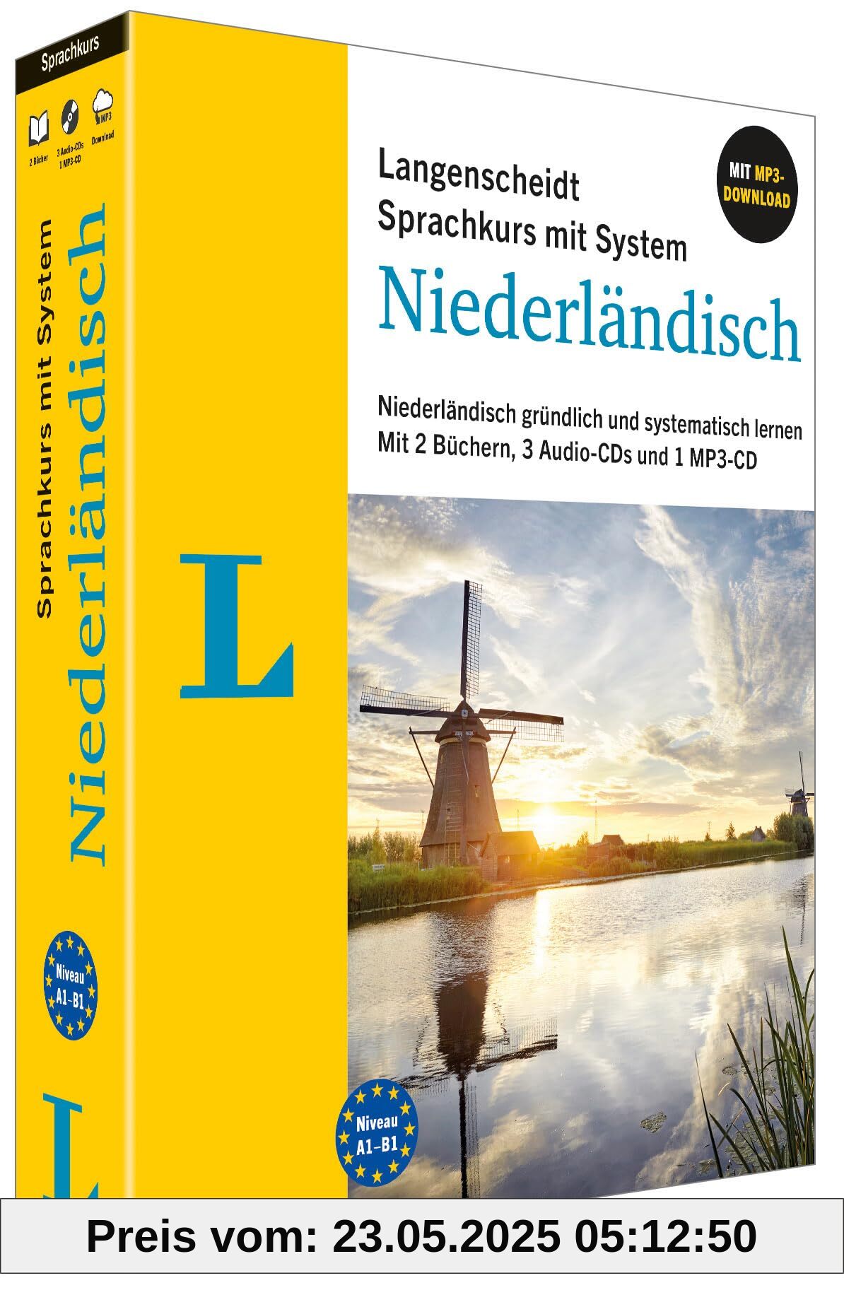 Langenscheidt Niederländisch mit System: Niederländisch gründlich und systematisch lernen mit 2 Büchern, 3 Audio-CDs, 1 MP3-CD und MP3-Download (Langenscheidt mit System)