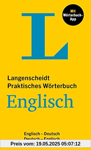 Langenscheidt Praktisches Wörterbuch Englisch: Englisch-Deutsch / Deutsch-Englisch mit Wörterbuch-App