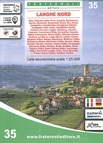 35 Langhe Nord (wandelkaart, Band 35)
