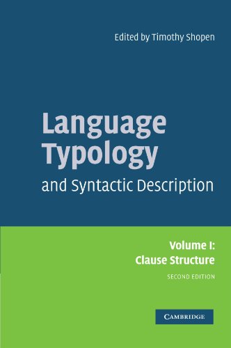Language Typology and Syntactic Description (Language Typology & Syntactic Description) von Cambridge University Press
