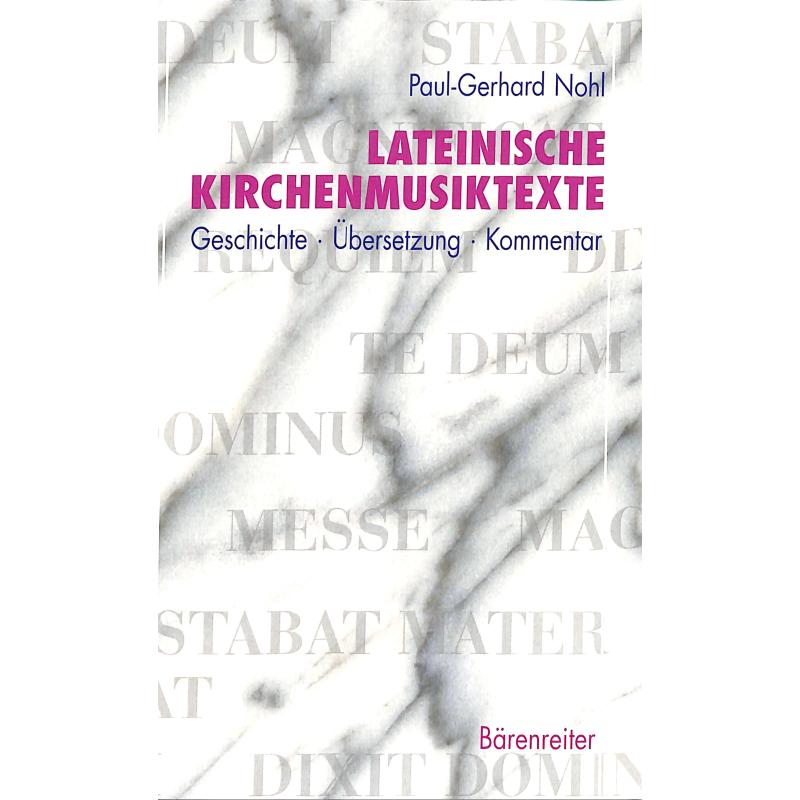 Lateinische Kirchenmusiktexte