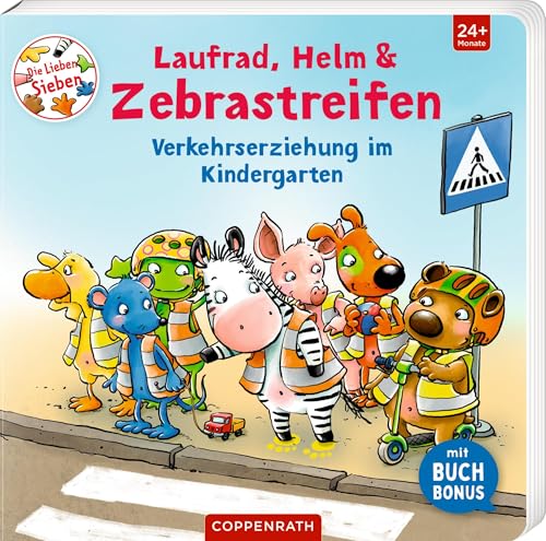 Laufrad, Helm & Zebrastreifen: Verkehrserziehung im Kindergarten: die wichtigsten Verkehrsregeln auf dem Weg zur Kita, ab 24 Monate Laufrad, Helm & Zebrastreifen: Verkehrserziehung im Kindergarten: die wichtigsten Verkehrsregeln auf dem Weg zur Kita, ab 24 Monate von Coppenrath Verlag GmbH & Co. KG