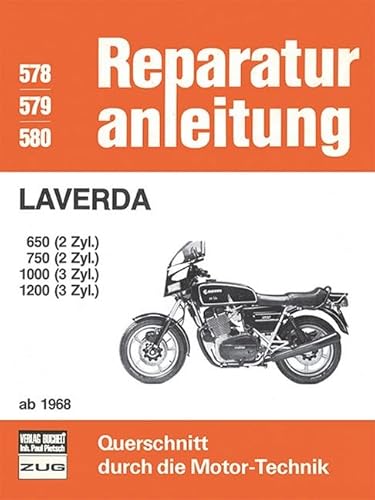 Laverda 650 / 750 (2 Zyl.) 1000 / 1200 (Reparaturanleitungen) von Bucheli Verlags AG