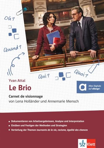 Le Brio: Carnet de visionnage. Filmtagebuch von Klett Sprachen GmbH