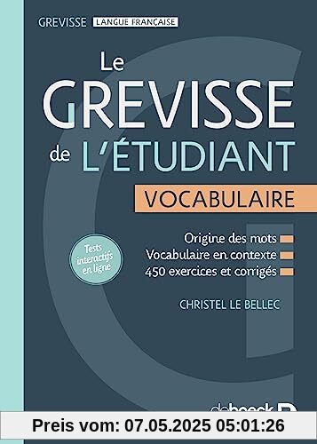 Le Grevisse de l'étudiant - Vocabulaire
