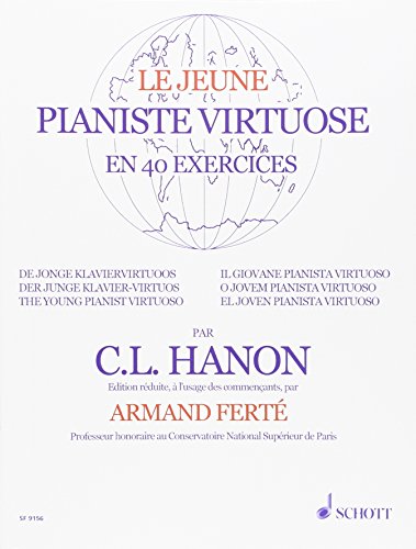 Der junge Klavier-Virtuos: in 40 Übungen. Vereinfachte Ausgabe für Anfänger. Klavier.