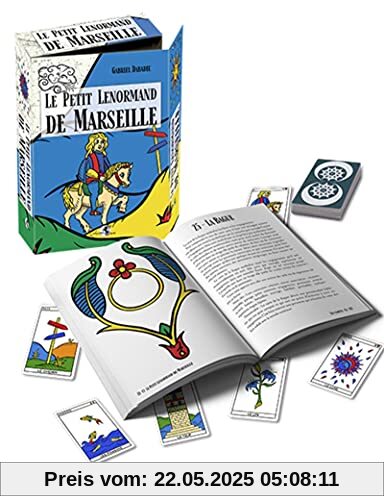 Le Petit Lenormand de Marseille: Coffret de 36 cartes et un livre explicatif en couleurs de 190 pages