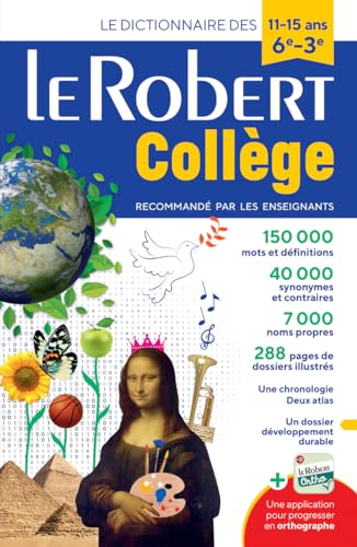 Le Robert College 2024: Monolingual French Dictionary for College Students (Le Robert Scolaire)