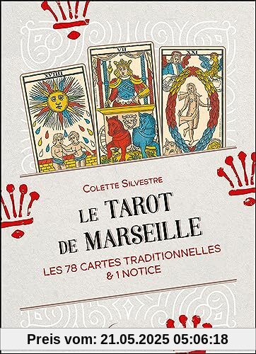 Le Tarot de Marseille - Les 78 cartes traditionnelles & 1 notice - Coffret