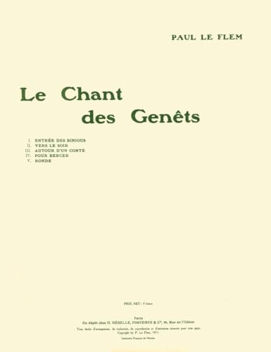 Le chant des genêts --- Piano von LEMOINE