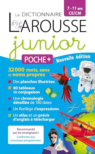 Le dictionnaire Larousse Junior poche Plus - 7/11 ans - CE/CM