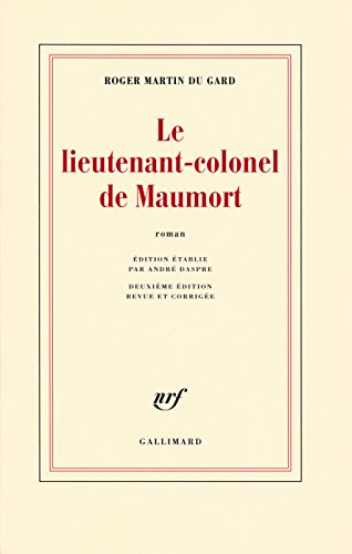Le lieutenant-colonel de Maumort von GALLIMARD