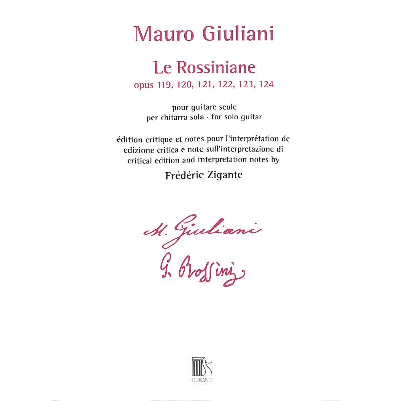 Le rossiniane op 119 120 121 122 123 124