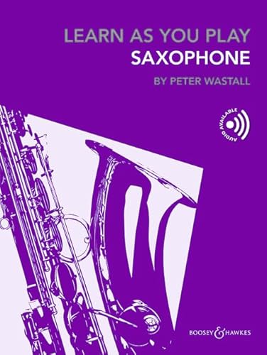 Learn As You Play Saxophone: Saxophon (Alt-Saxophon oder Tenor-Saxophon).