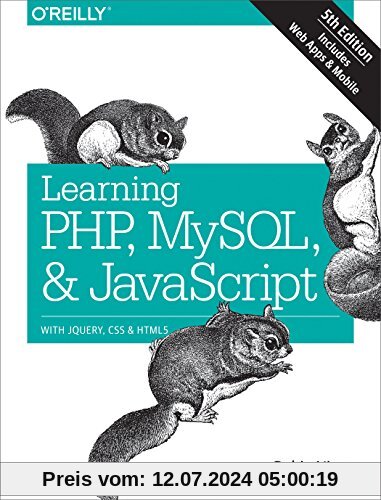 Learning PHP, MySQL & JavaScript: With jQuery, CSS & HTML5
