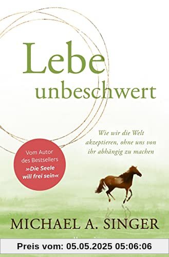 Lebe unbeschwert: Wie wir die Welt akzeptieren, ohne uns von ihr abhängig zu machen | Das neue Buch des Bestsellerautors von Die Seele will frei sein Lebe unbeschwert: Wie wir die Welt akzeptieren, ohne uns von ihr abhängig zu machen | Das neue Buch des Bestsellerautors von Die Seele will frei sein