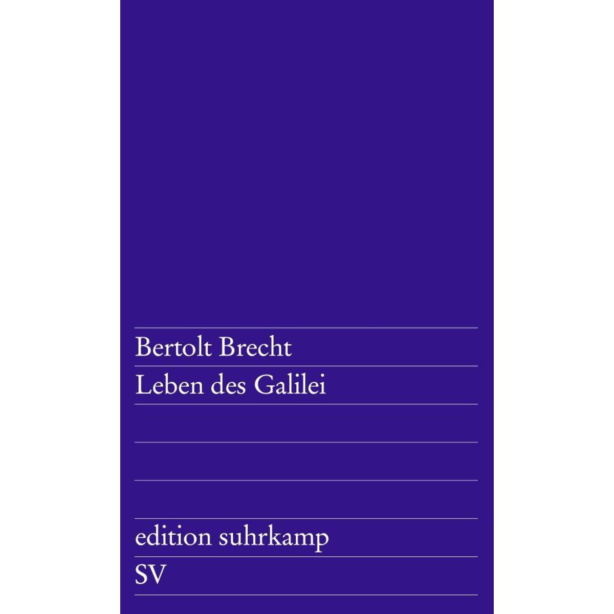 Leben des Galilei Leben des Galilei von Suhrkamp Verlag