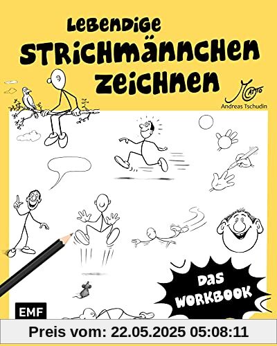 Lebendige Strichmännchen zeichnen - Das Workbook