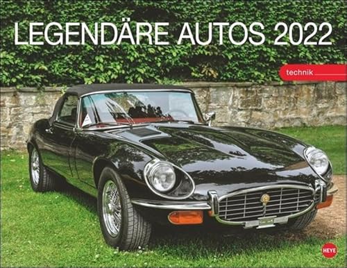 Legendäre Autos Kalender 2022 von Heye