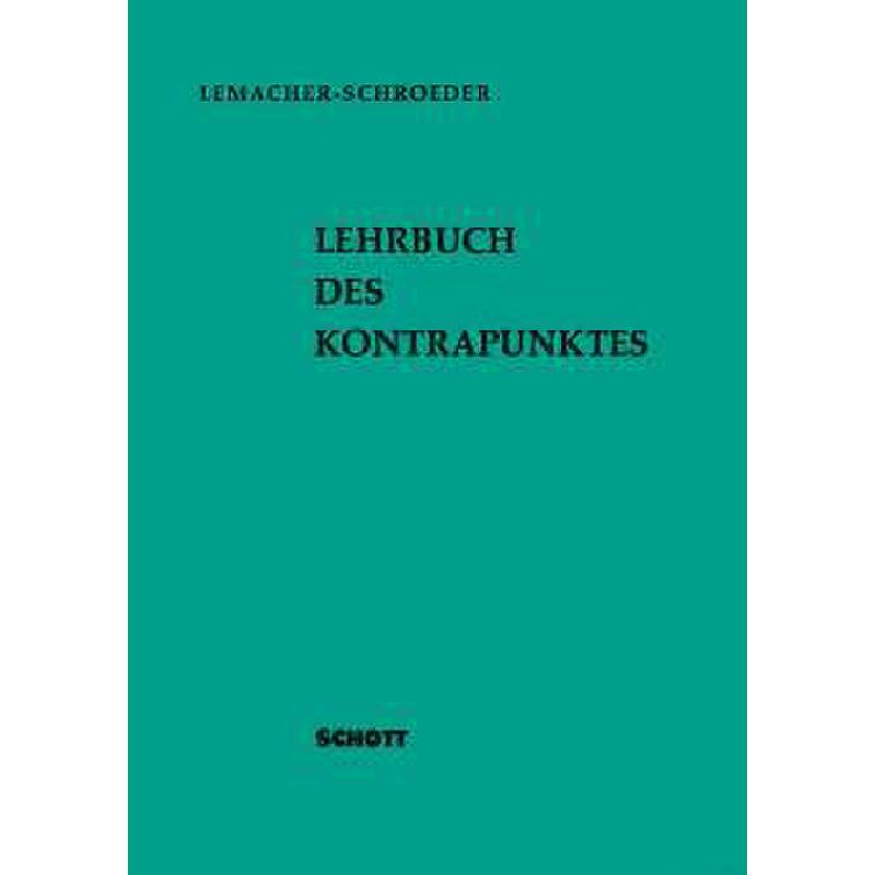 Lehrbuch des Kontrapunktes