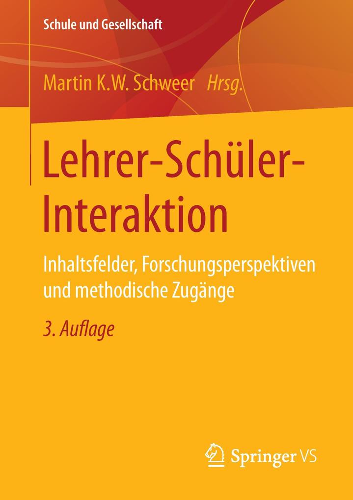 Lehrer-Schüler-Interaktion von Springer Fachmedien Wiesbaden