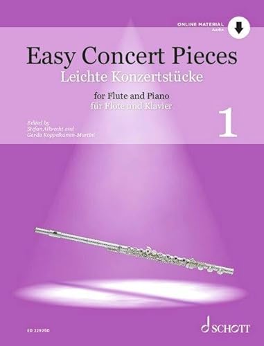 Leichte Konzertstücke: 16 Stücke aus 5 Jahrhunderten. Band 1. Flöte und Klavier. (Easy Concert Pieces, Band 1) von SCHOTT MUSIC GmbH & Co KG, Mainz