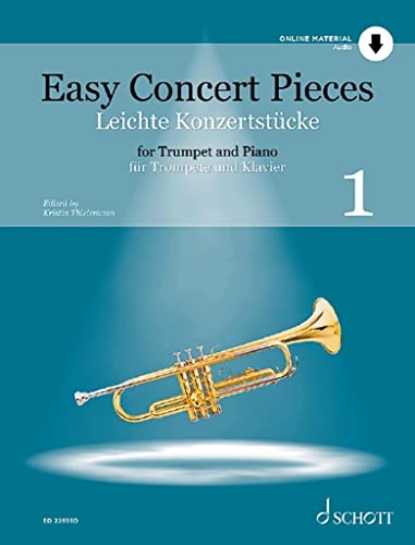 Leichte Konzertstücke: 22 Stücke aus 5 Jahrhunderten. Band 1. Trompete und Klavier. (Easy Concert Pieces, Band 1)