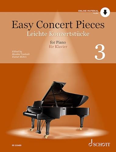 Leichte Konzertstücke: 41 leichte Stücke aus 4 Jahrhunderten. Band 3. Klavier. (Easy Concert Pieces, Band 3) von SCHOTT MUSIC GmbH & Co KG, Mainz