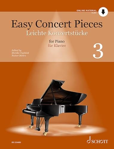 Leichte Konzertstücke: 41 leichte Stücke aus 4 Jahrhunderten. Band 3. Klavier. (Easy Concert Pieces, Band 3)