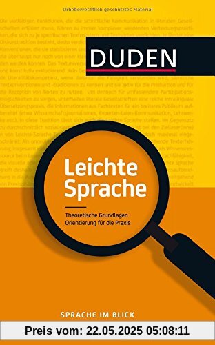 Leichte Sprache: Theoretische Grundlagen. Orientierung für die Praxis