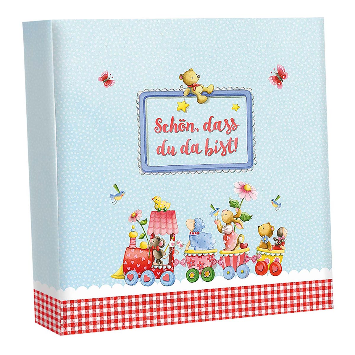 Leinwandbild zur Geburt - Schön, dass du da bist! Leinwandbild zur Geburt - Schön, dass du da bist! von Butzon und Bercker