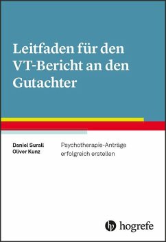 Leitfaden für den VT-Bericht an den Gutachter von Hogrefe Verlag