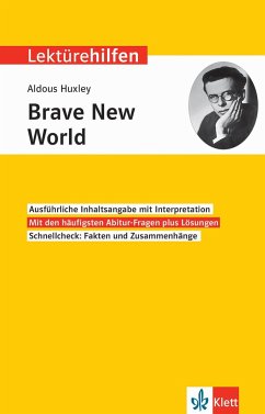 Lektürehilfen Aldous Huxley, "Brave New World" von Klett Lerntraining
