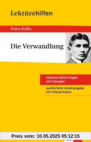 Lektürehilfen Franz Kafka Die Verwandlung Lektürehilfen Franz Kafka Die Verwandlung