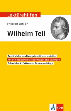 Lektürehilfen Friedrich Schiller "Wilhelm Tell" von Klett Lerntraining