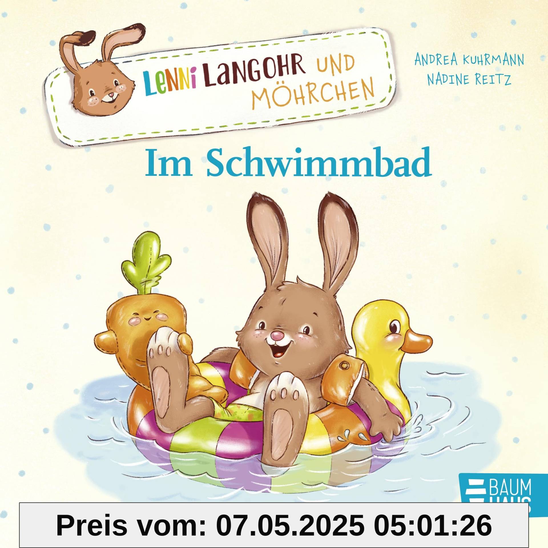 Lenni Langohr und Möhrchen im Schwimmbad: Mit Hase Lenni Langohr einen Ausflug ins Schwimmbad machen und spielerisch den Wortschatz fördern, für Kinder ab 2 Jahren Lenni Langohr und Möhrchen im Schwimmbad: Mit Hase Lenni Langohr einen Ausflug ins Schwimmbad machen und spielerisch den Wortschatz fördern, für Kinder ab 2 Jahren