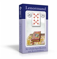 Lenormand Orakelkarten mit Kartenabbildungen von Königsfurt Urania
